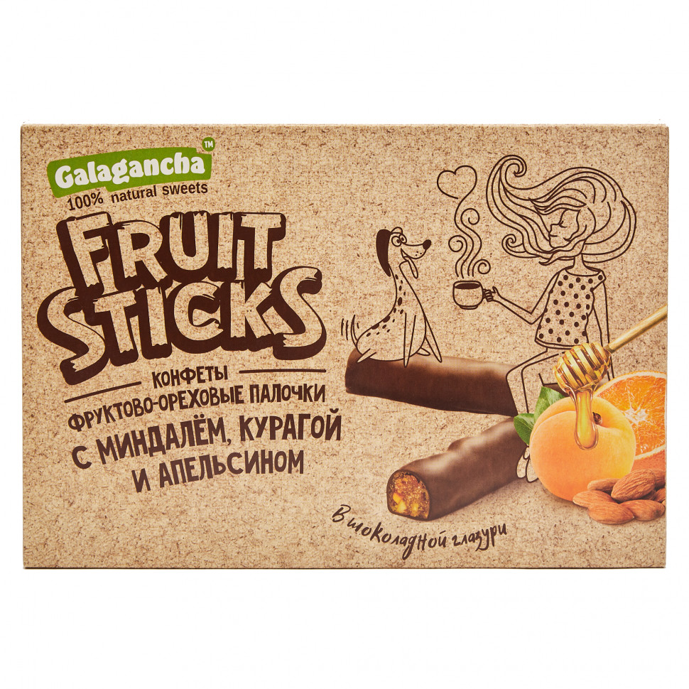  Берестов КРАФТ Fruit Stiсks с курагой и миндалем, 175г   в Заринске
