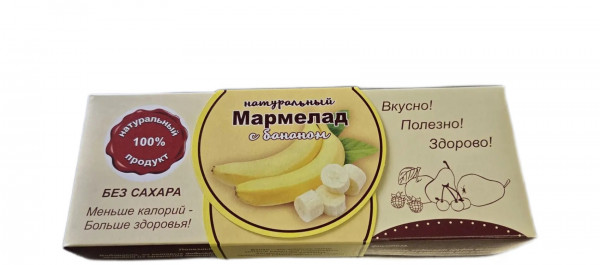 №2 Мармелад натуральный "Банан" 140г  в Заринске
