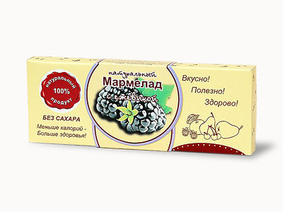 №2 Мармелад натуральный "Ежевика" 140г в Заринске
