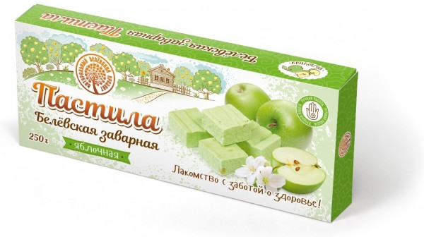 №1 Заварная пастила "Яблочная" 250г  в Заринске